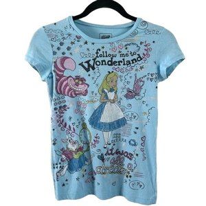 Old Navy Collectabilities Girls Large Disney Alice in Wonderland Graphic Shirt